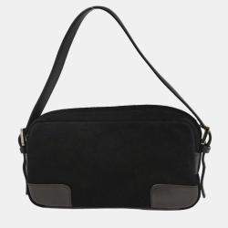 Pre Owned Loewe Black Suede Handbag