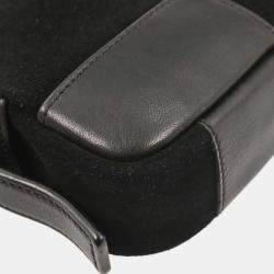 Pre Owned Loewe Black Suede Handbag