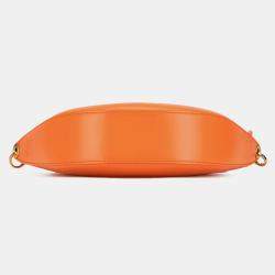 Pre Owned Loewe Orange Small Leather Luna Hobo