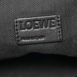 Pre Owned Loewe Black Leather Flamenco Shoulder Bag