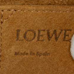 Pre Owned Loewe Red Small Leather Gate Crossbody