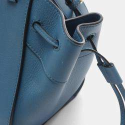 Pre Owned Loewe Hammock Drawstring Bag  Mini  Studio Ghibli Handbag  Leather  Green