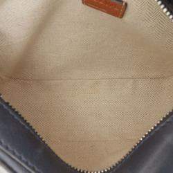Pre Owned Loewe Navy Blue Mini Tricolor Calfskin Sailor Puzzle Satchel