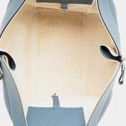 Pre Owned Loewe Blue Small Leather Hammock Bag