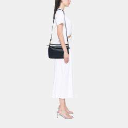 Pre Owned Loewe Black Medium Calfskin Puzzle Satchel