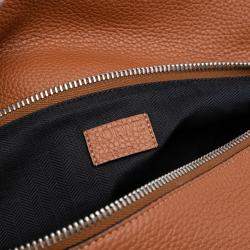 Pre Owned Loewe Brown Large Calfskin Puzzle Satchel