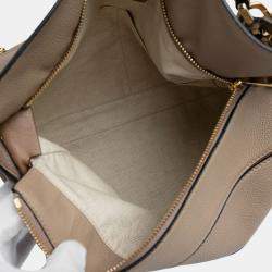 Pre Owned Loewe Brown Medium Calfskin Puzzle Satchel