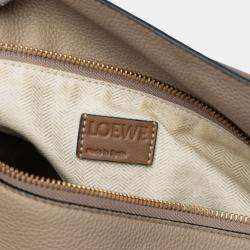 Pre Owned Loewe Brown Medium Calfskin Puzzle Satchel