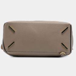 Pre Owned Loewe Brown Medium Calfskin Puzzle Satchel