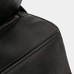 Pre Owned Loewe Black Medium Calfskin Puzzle Satchel