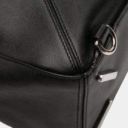 Pre Owned Loewe Black Medium Calfskin Puzzle Satchel