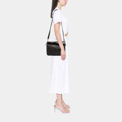 Pre Owned Loewe Black Medium Calfskin Puzzle Satchel