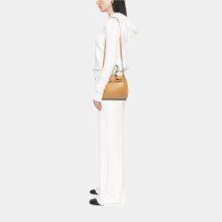 Pre Owned Loewe Brown Mini Leather Lazo Satchel