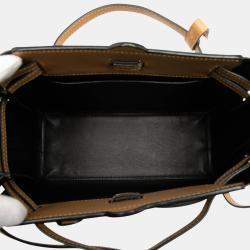 Pre Owned Loewe Brown Mini Leather Lazo Satchel