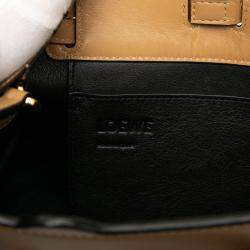 Pre Owned Loewe Brown Mini Leather Lazo Satchel
