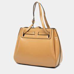 Pre Owned Loewe Brown Mini Leather Lazo Satchel
