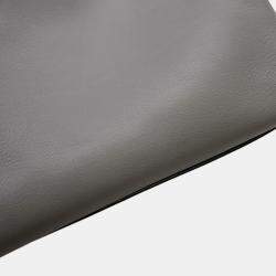 Pre Owned Loewe Cuby Cloth Shoulder Bag Gray Leather