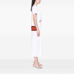 Pre Owned Loewe Orange Nano Calfskin Puzzle Satchel