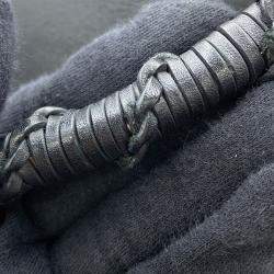 Pre Owned Loewe Gate Bucket Bag Anagram 2Way Handbag Beige/Black Canvas Leather