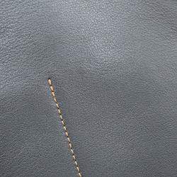 Pre Owned Loewe Gate Bucket Bag Anagram 2Way Handbag Beige/Black Canvas Leather