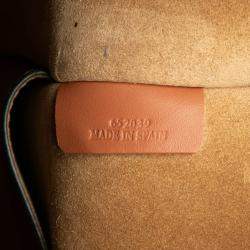 Pre Owned Loewe Brown Leather Gate Bucket Bag