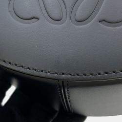 Pre Owned Loewe Paula Ibiza Balloon Shoulder White/Black Canvas Leather Size Small