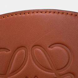 Pre Owned Loewe Gate Bucket Anagram Logo 2-Way Brown Calf Leather