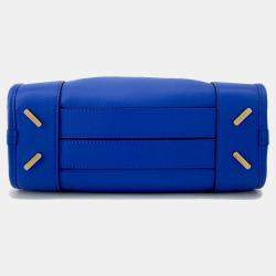Pre Owned Loewe Amazonas Blue Leather Size 23