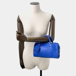 Pre Owned Loewe Amazonas Blue Leather Size 23