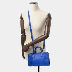 Pre Owned Loewe Amazonas Blue Leather Size 23