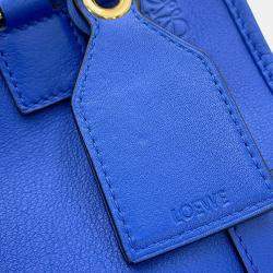 Pre Owned Loewe Amazonas Blue Leather Size 23