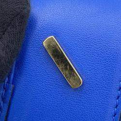 Pre Owned Loewe Amazonas Blue Leather Size 23