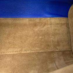 Pre Owned Loewe Amazonas Blue Leather Size 23