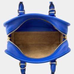 Pre Owned Loewe Amazonas Blue Leather Size 23