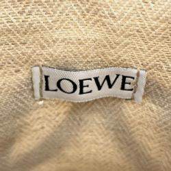 Pre Owned Loewe Anagram Cut-Out Pocket Brown Calf Leather