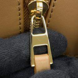 Pre Owned Loewe Hammock Oak Brown Calf Leather Size Compact