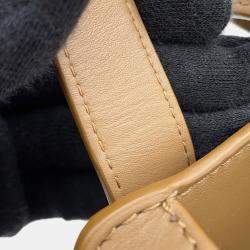 Pre Owned Loewe Hammock Oak Brown Calf Leather Size Compact