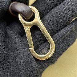 Pre Owned Loewe Flamenco Purse 2Way Shoulder Bag Beige Suede Size Large