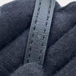 Pre Owned Loewe Puzzle Fold Tote Black Leather Size Mini