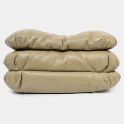 Pre Owned Loewe 2022 Sage Green Leather Goya Chain Shoulder Bag