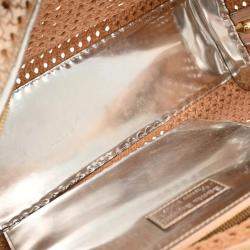 Pre Owned حقيبة يد لويفي أمازونا جلد فضية 36