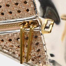 Pre Owned حقيبة يد لويفي أمازونا جلد فضية 36