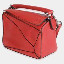 مملوكة مسبقًا حقيبة لويفي سكارليت ميني من جلد العجل بوزل