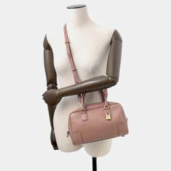 Pre Owned حقيبة لويفي أمازونس جلد وردي مقاس 23