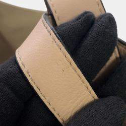 Pre Owned Loewe Hammock Light Pink/Jasmin Flower Leather Size Small