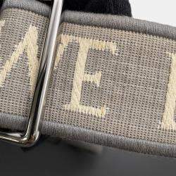 مملوكة مسبقًا حقيبة لويفي أنتون سهل التحميل من الجلد الرمادي