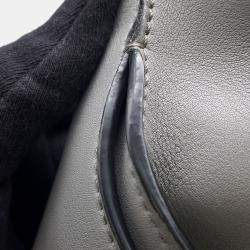 مملوكة مسبقًا حقيبة لويفي أنتون سهل التحميل من الجلد الرمادي