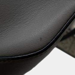 مملوكة مسبقًا حقيبة لويفي أنتون سهل التحميل من الجلد الرمادي