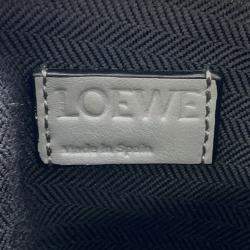 مملوكة مسبقًا حقيبة لويفي أنتون سهل التحميل من الجلد الرمادي