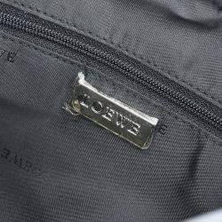 مملوكة مسبقًا Loewe Silver Lambskin Amazona 28 Handbag